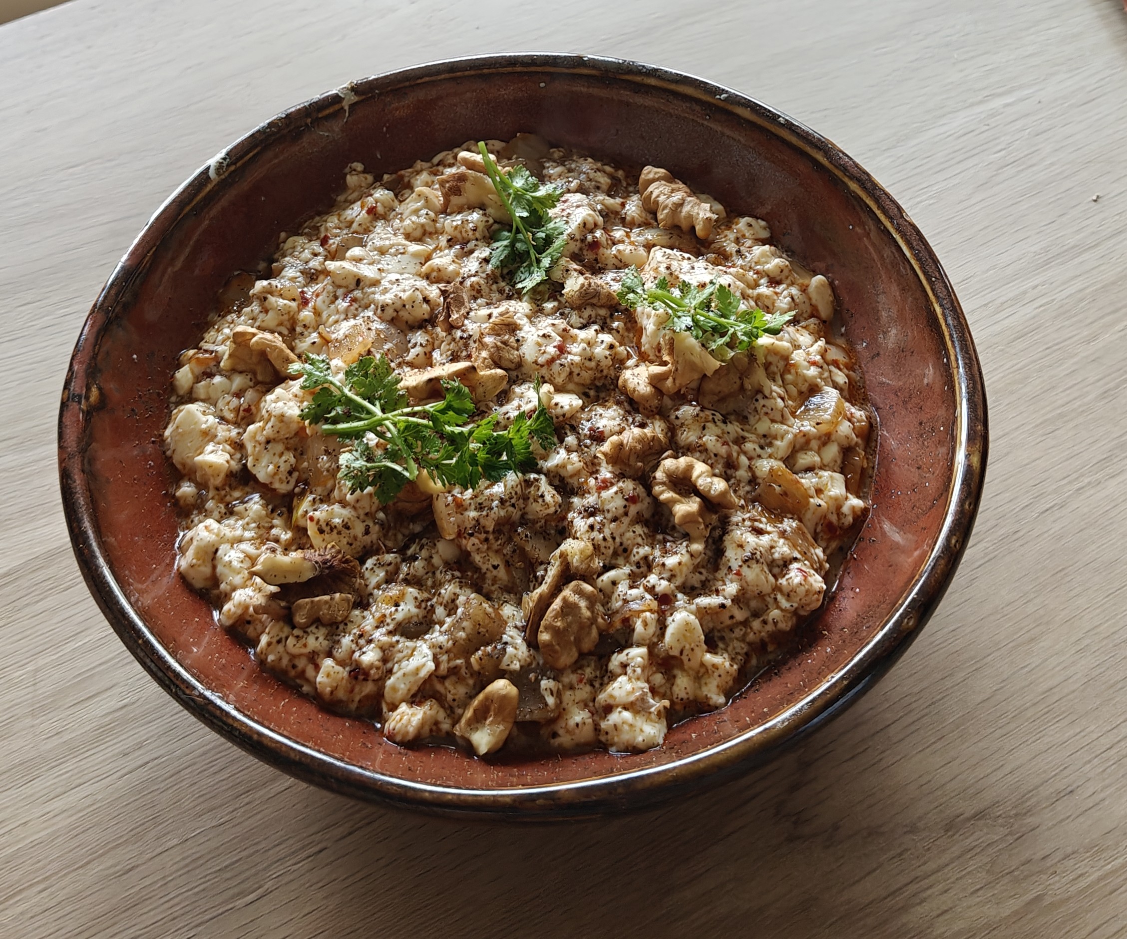 Tofu brouillé à la harissa